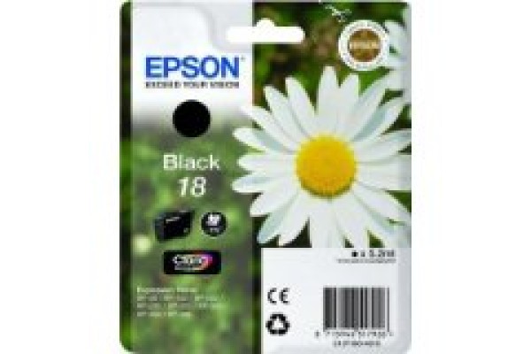 Epson Branded T1801 Black Ink Cartridge.