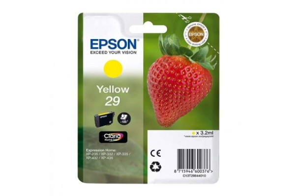 Epson Branded T2984 Yellow Ink Cartridge.