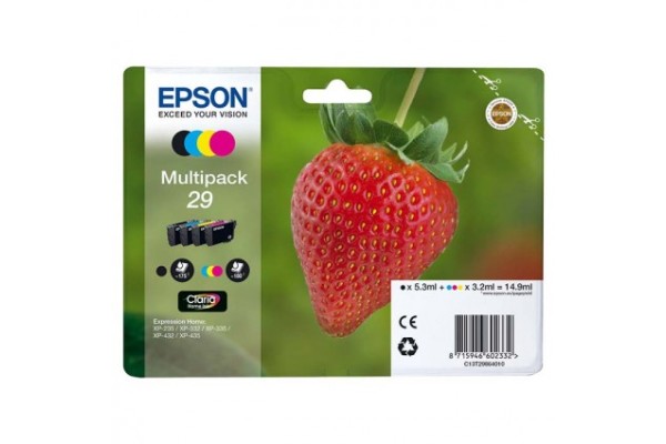 Epson Branded T2986 Ink Cartridge Set - CMYK.