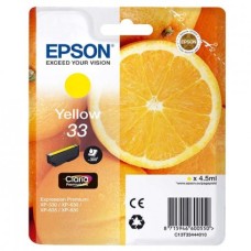 Epson Branded T3344 Yellow Ink Cartridge.