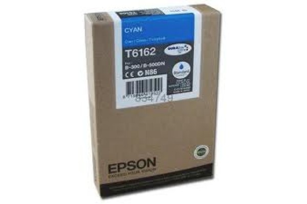 Epson Branded T6162 Cyan Ink Cartridge.