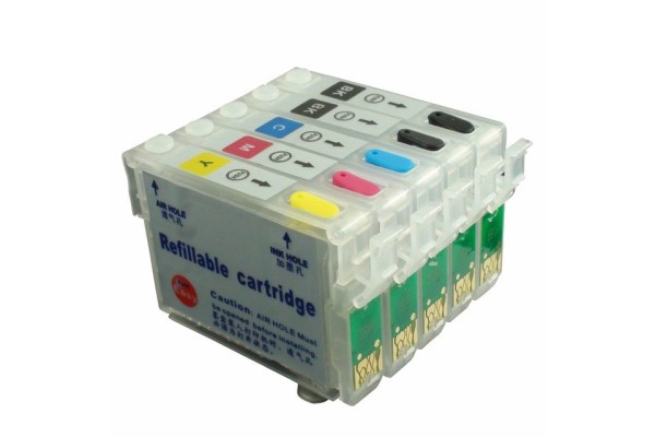 Epson Compatible T1005 Empty Refillable Cartridge Set.