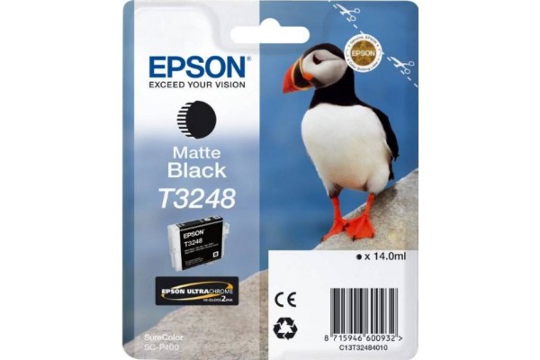 Epson Wide Format T3248 Matte Black Ink Cartridge.