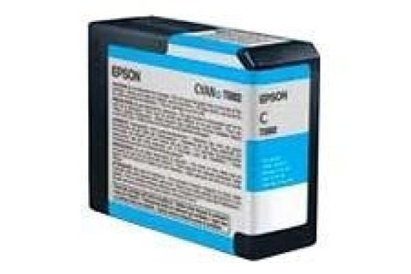 Epson Wide Format T5802 Cyan Ink Cartridge.
