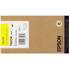 Epson Wide Format T6034 Yellow Ink Cartridge.