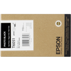 Epson Wide Format T6051 Photo Black Ink Cartridge.