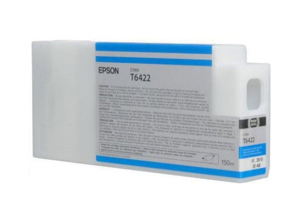 Epson Wide Format T6422 Cyan Ink Cartridge.