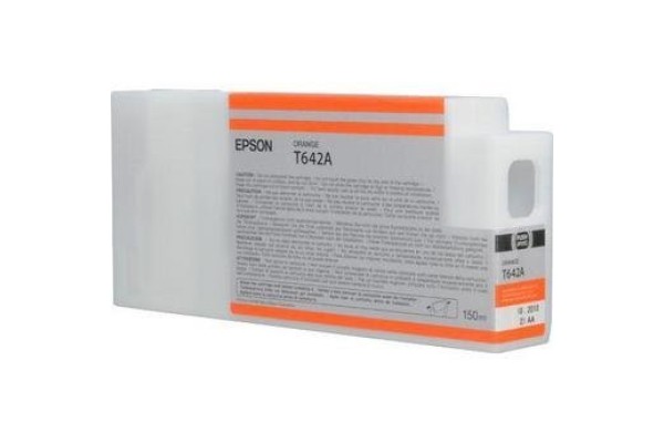 Epson Wide Format T642A Orange Ink Cartridge.