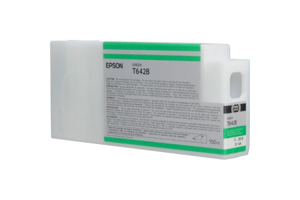 Epson Wide Format T642B Green Ink Cartridge.