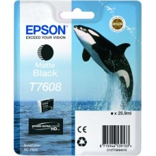 Epson Wide Format T7608 Matte Black Ink Cartridge.