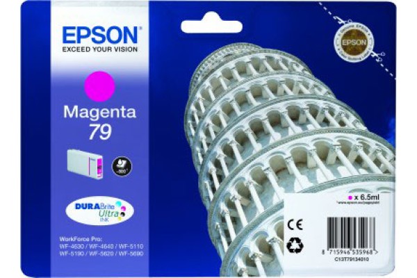 Epson WorkForce Pro T7913 Magenta Ink Cartridge.