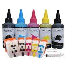 Refillable Cartridge Kit for Epson 202 & 202XL cartridges with SplashJet Brand Ink.