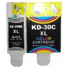 Kodak Compatible K30 Black & Colour Ink Cartridge Pair.