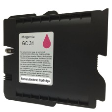Ricoh Compatible GC31 Remanufactured Cartridge Magenta.