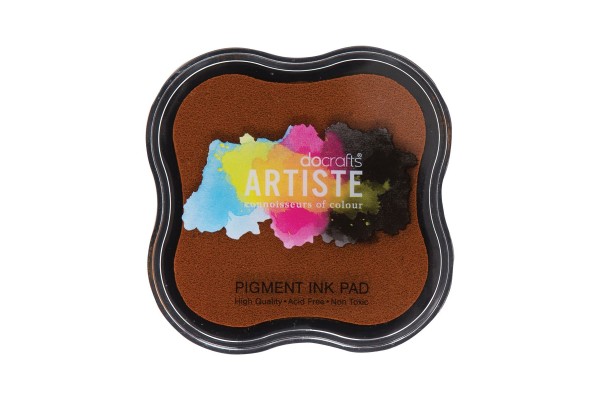 Artiste - Pigment Mini Ink Pad - Dark Orange.