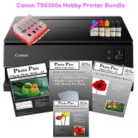 Hobby Multi-Function Printer Bundle, TS6350a with Refillable Cartridges, Refill Inks & Selection of Papers.