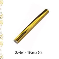 Toner Reactive Foil Roll,19cm x 5 Meter in Golden - HobbyPrint® Toner Reactive Foil Roll,19cm x 5 Meter in Golden - HobbyPrint®