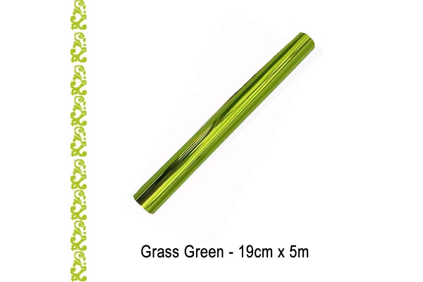 Toner Reactive Foil Roll,19cm x 5 Meter in Grass Green- HobbyPrint® Toner Reactive Foil Roll,19cm x 5 Meter in Grass Green- HobbyPrint®