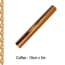 Toner Reactive Foil Roll,19cm x 5 Meter in Coffee - HobbyPrint® Toner Reactive Foil Roll,19cm x 5 Meter in Coffee - HobbyPrint®
