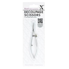 Xcut Decoupage Scissors Ultra Fine - Curved Tip.