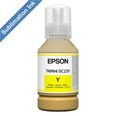140ml Bottle of Epson T49N4, Yellow Dye Sublimation Ink.