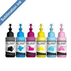 6 Colours of Super-Sub® Sublimation Ink for Epson Ecotainer Printers. Select Colours - for 664 or 673 Ink Sets.