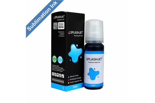70ml Bottle of Cyan Dye Sublimation Ink for Epson EcoTank Printers using 101 or 102 Series Inks.