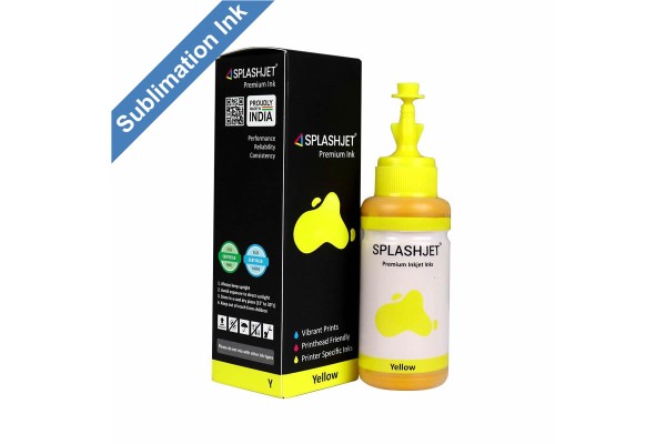 70ml Bottle of Yellow Dye Sublimation Ink for Epson EcoTank Printers using 673 Series Inks.