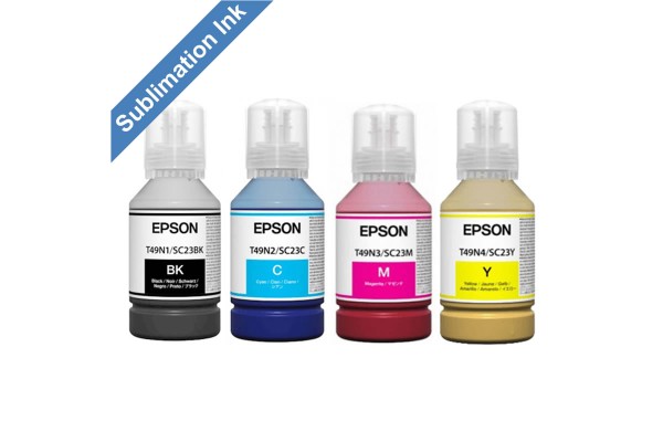 Epson Ultrachrome T49N Series Dye Sublimation ink, 140ml Bottles -Select ink colours
