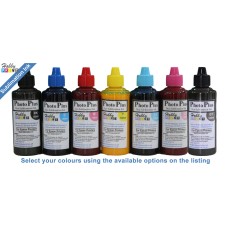 Sublimation ink in 50ml Bottles for Epson Printers, Select ink colours, PhotoPlus Brand