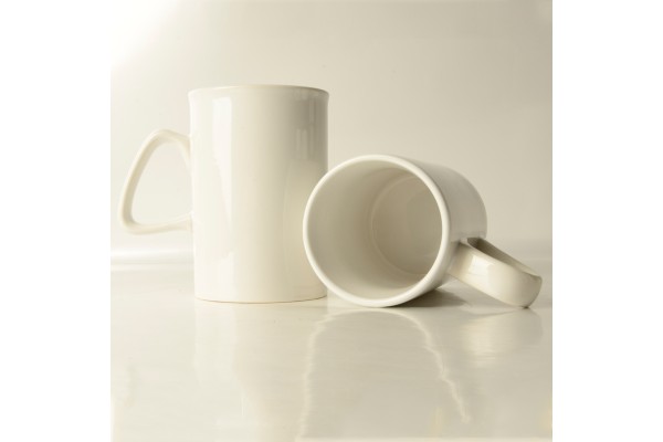 10oz White Mug with Straight Walls  - Box of 36pcs