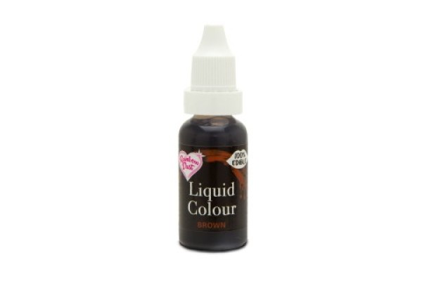 Rainbow Dust Liquid Food Colour - Brown - 16ml