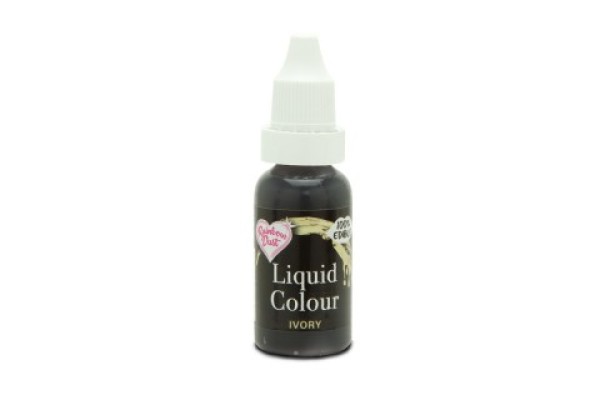 Rainbow Dust Liquid Food Colour  - Ivory - 16ml