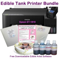 A4 Edible Hobby Printer Bundle based on an Epson ET-1810 Eco-Tank Printer