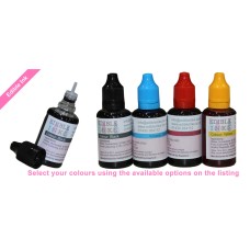Edible ink in 30ml Bottles for Canon Printers, Select ink colours, HobbyPrint® Brand
