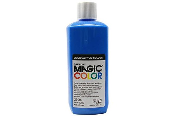 Liquid Acrylic Ink 250ml bottle MC520 - Lagoon Blue