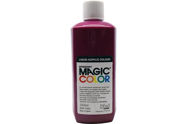 Liquid Acrylic Ink 250ml bottle MC610 - Mars Red