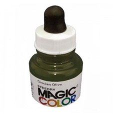 Liquid Acrylic Ink 28ml bottle with pipete MC390 - Grecian Olive.