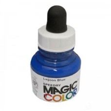 Liquid Acrylic Ink 28ml bottle with pipete MC520 - Lagoon Blue.