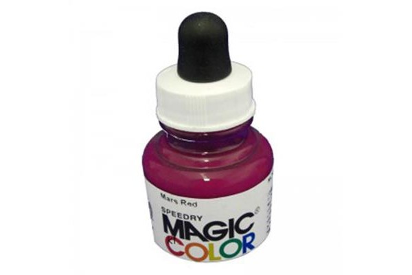 Liquid Acrylic Ink 28ml bottle with pipete MC610 - Mars Red.
