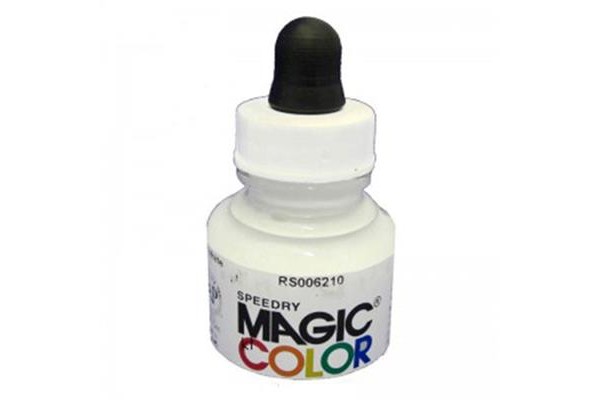 Liquid Acrylic Ink 28ml bottle with pipete MC800 - Lunar White (opaque).
