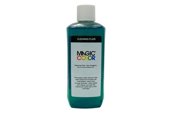 Magic Colour Cleaning Fluid 250ml for cleaning Acrylic Ink Brushes.