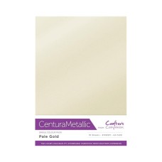 Centura Metallic A4 Printable 310gsm Printable Card Pack - Pale Gold 10 sheets
