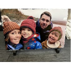 20cm x 30cm Personalised Photo Slate – Gloss or Matte Finish.